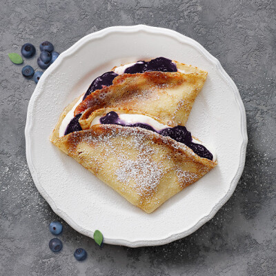 Čučoriedková s mascarpone