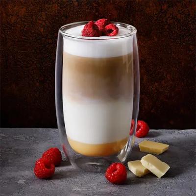 Latte z bielej čokolády