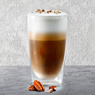 Orieškové latte s pekanovými orechmi