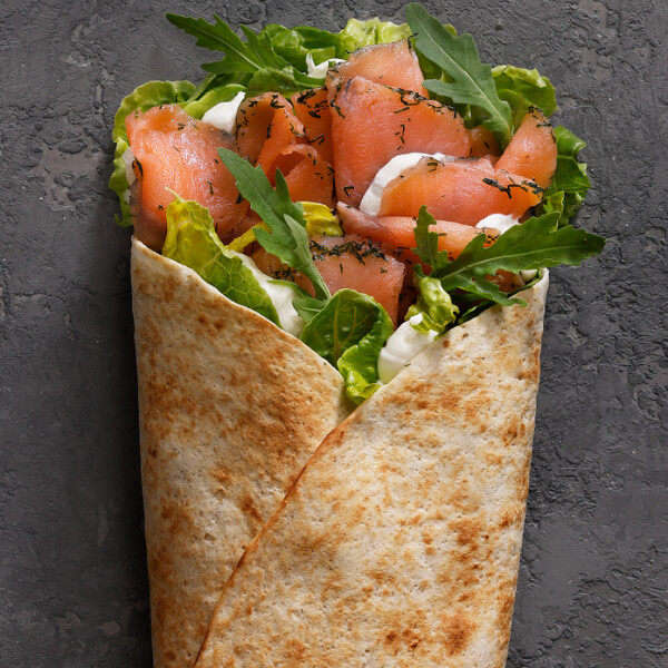 Lososová wrap