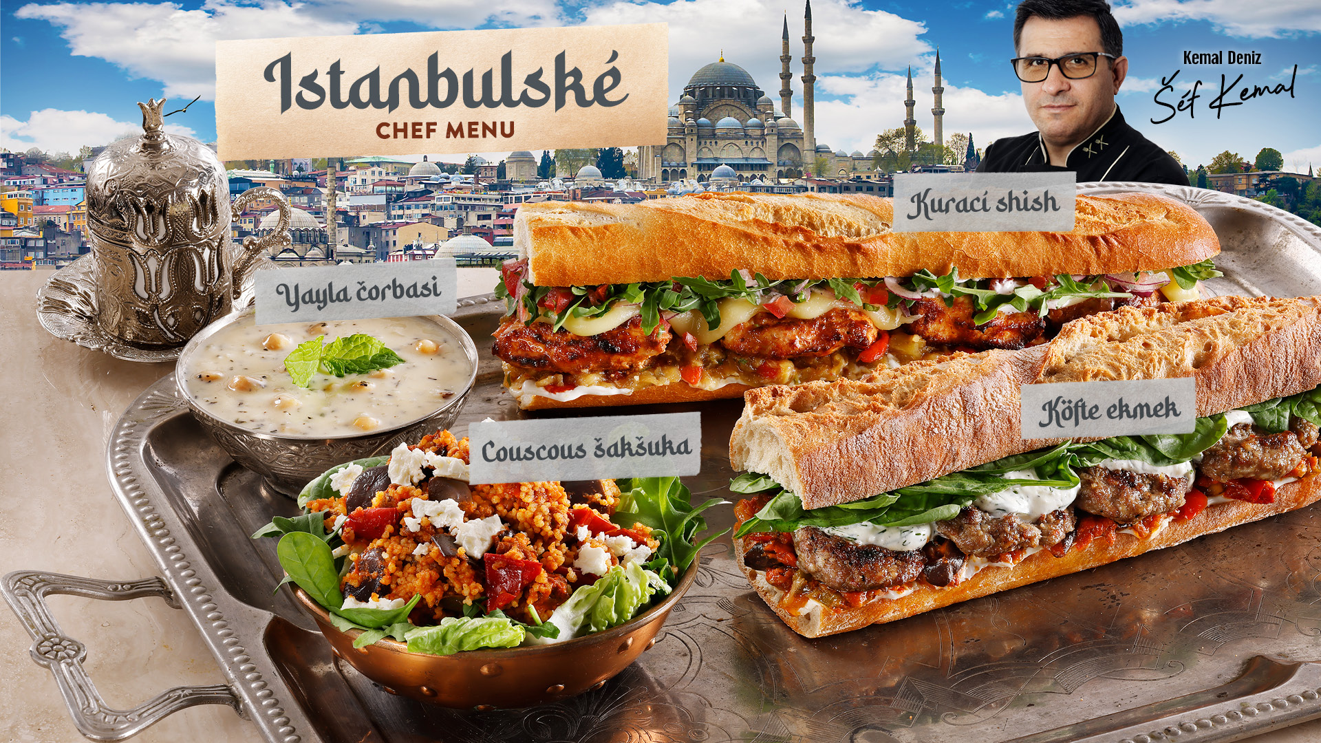 Istanbulské Chef menu