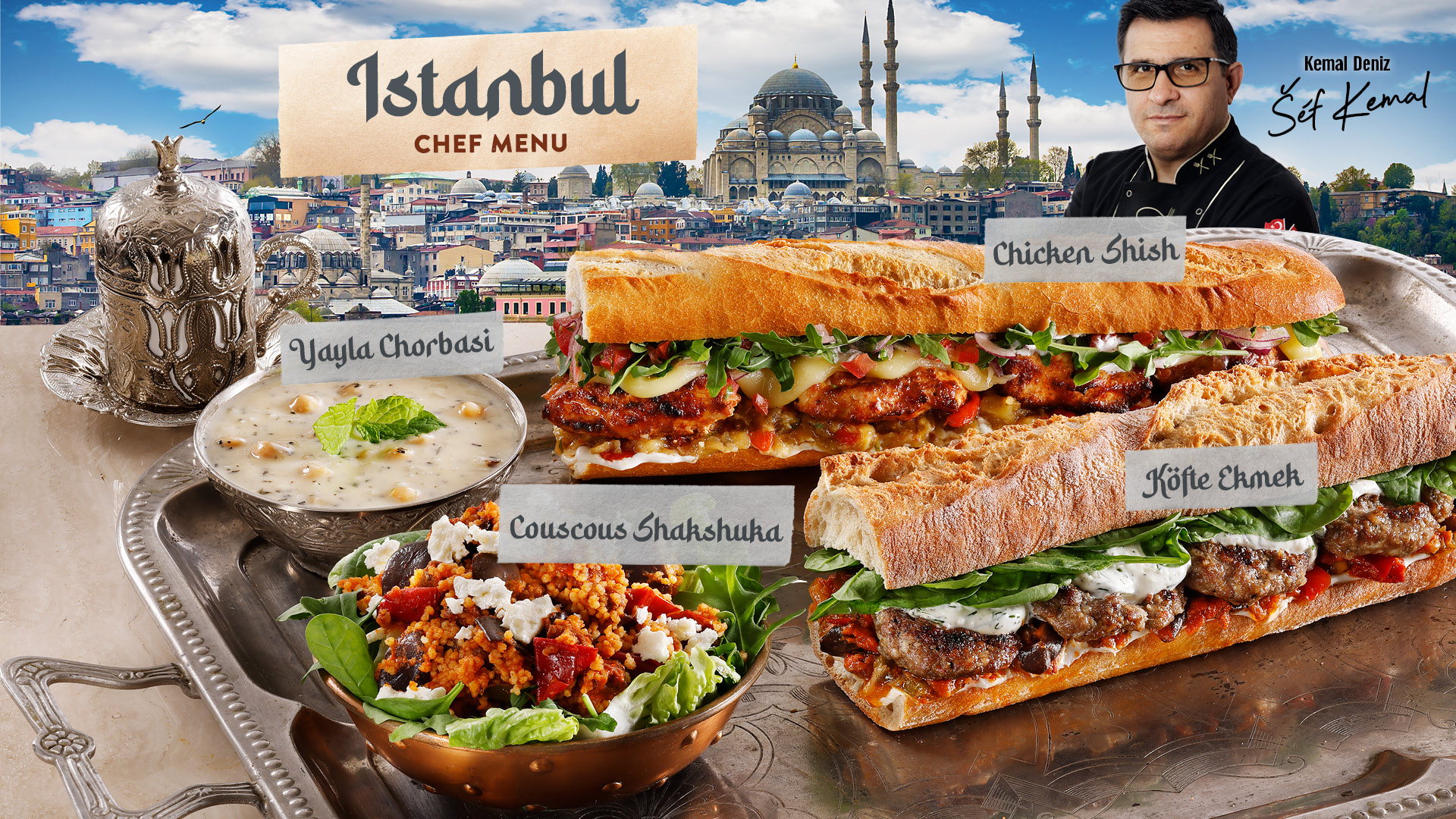 Istanbulské Chef Menu