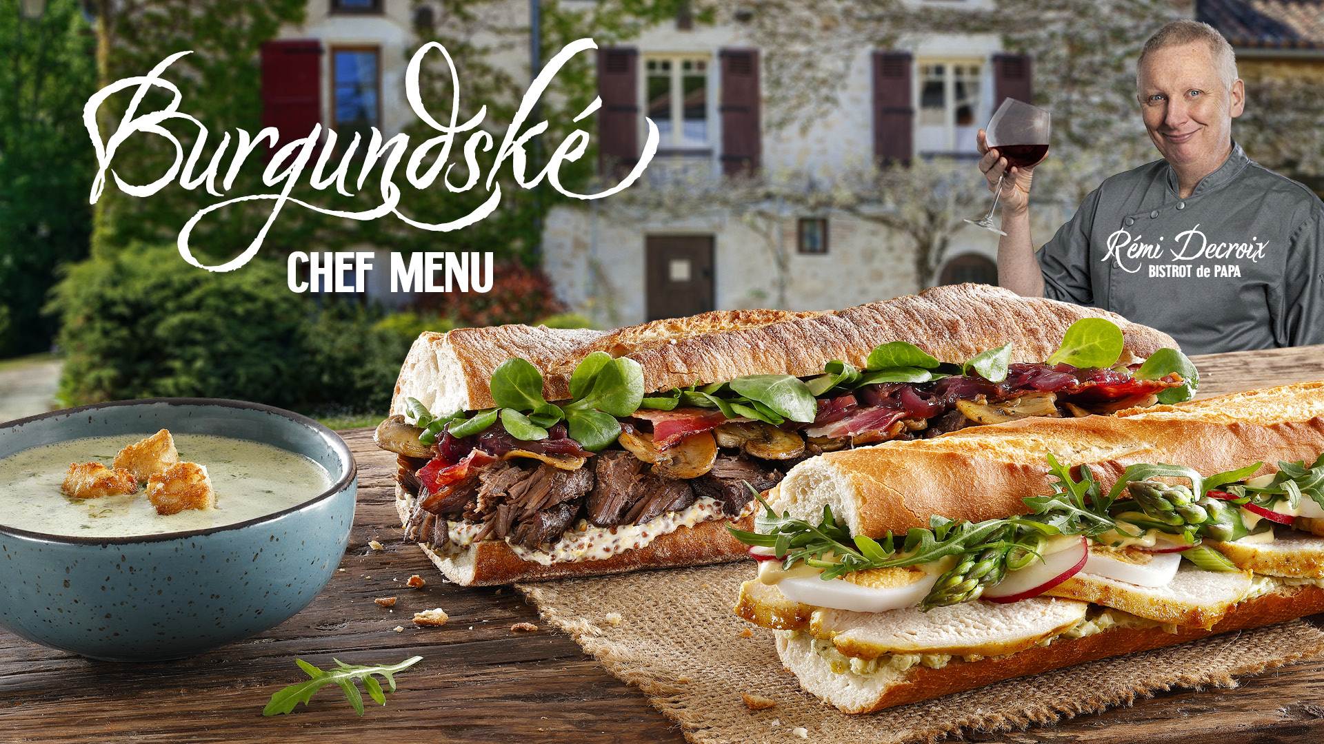 BURGUNDSKÉ CHEF MENU